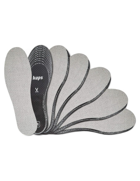 Paquete de 6 pares de plantillas Kaps Odour Stop 30 cm