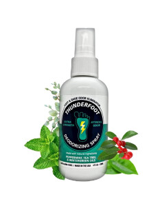 Spray desodorante natural Thunderfoot 113ml menta para zapatos