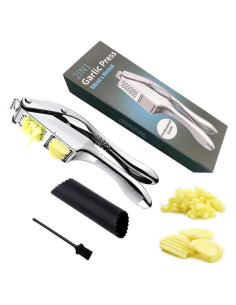 Prensa de Ajo y Jengibre Acero Inoxidable Genérico 20.83 cm