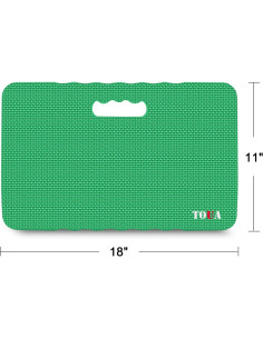 Almohadilla de Rodillas TOUA Extra Gruesa 2 Paquete Verde 2