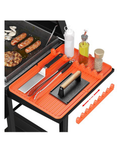 Alfombrilla de Silicona para Parrilla Sevenblue Naranja 40x29cm
