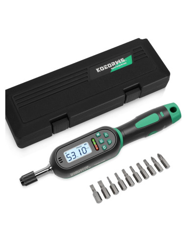 Destornillador de Par Digital KOEORWS 0.3-6 N.m 1/4" Eléctrico