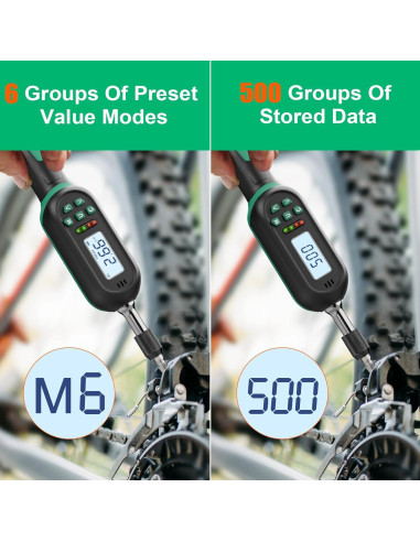 Destornillador de Par Digital KOEORWS 0.3-6 N.m 1/4" Eléctrico