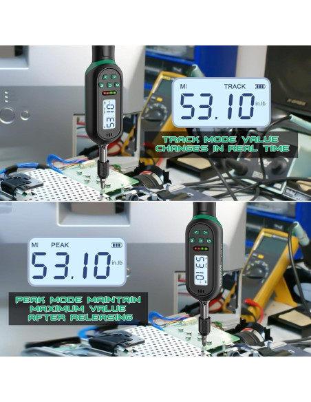 Destornillador de Par Digital KOEORWS 0.3-6 N.m 1/4" Eléctrico