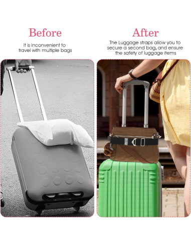 Cinturón de viaje 2 en 1 WY LIGHTING LEVEL Negro 70-160 cm