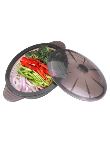 Cocinero al Vapor de Microondas Euchoiz Grande 2.19L