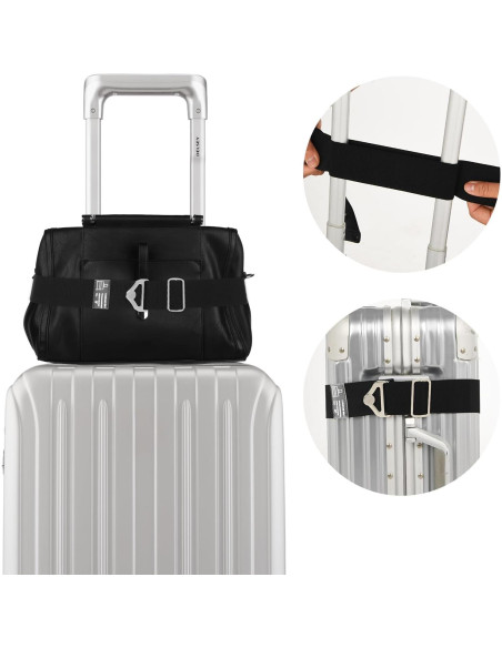 Cinturón de viaje 2 en 1 WY LIGHTING LEVEL Negro 70-160 cm