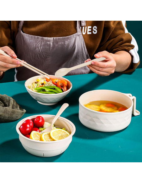 Cocedor de Ramen Okllen 2 Piezas Microondas 946ml