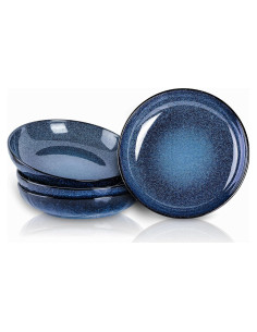 Set de 4 Cuencos de Porcelana Vicrays 25,4 cm Azul