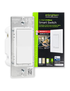 Interruptor de Luz Inteligente Enbrighten Z-Wave 700 QuickFit