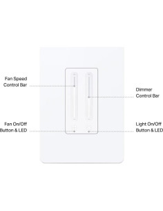 Control de Ventilador Inteligente Kasa KS240 | 4 Velocidades y Luz Ajustable 2