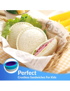 Cortador y Sellador de Sándwiches Lacunas Acero Inoxidable 2