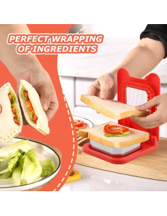 Juego de Cortadores de Sándwich Saycker 2 Piezas con Espátula 2