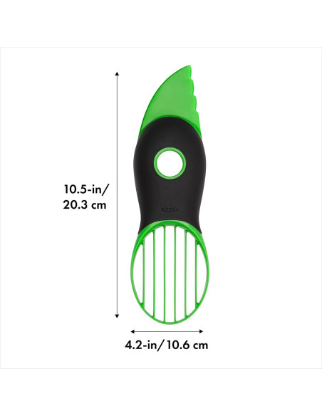 Cortador de Aguacate OXO Good Grips 3 en 1 Verde