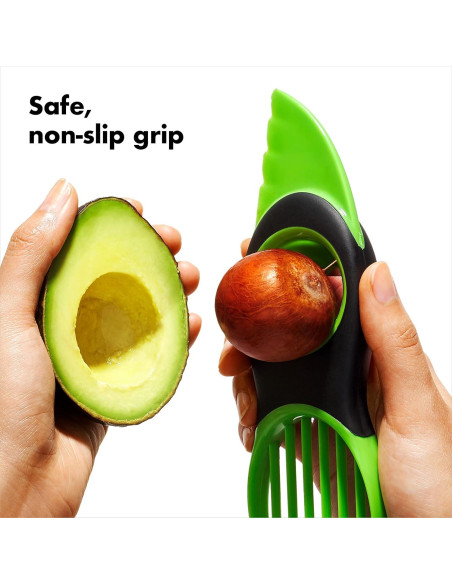Cortador de Aguacate OXO Good Grips 3 en 1 Verde