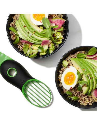 Cortador de Aguacate OXO Good Grips 3 en 1 Verde