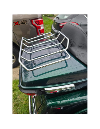 Portaequipajes Maletero Eumti Negro para Harley Touring 1984-2025