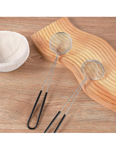 16 Cucharas Colador de Acero Inoxidable EupHHonycs 27.5cm