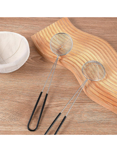 16 Cucharas Colador de Acero Inoxidable EupHHonycs 27.5cm