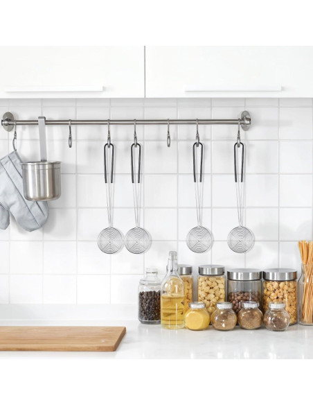 16 Cucharas Colador de Acero Inoxidable EupHHonycs 27.5cm