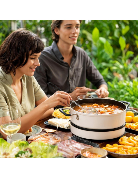 16 Cucharas Colador de Acero Inoxidable EupHHonycs 27.5cm