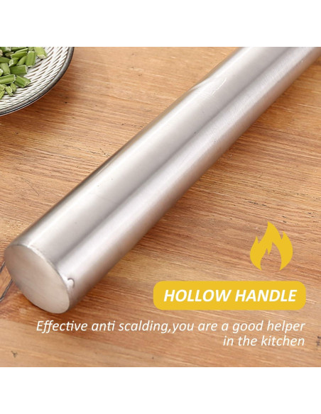 Cucharón Colador de Acero Inoxidable YARDWE 26cm para Cocina