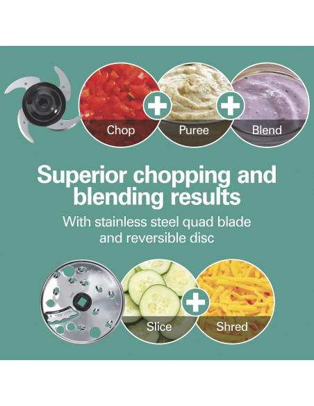 Procesador de Alimentos Hamilton Beach Stack & Snap 4 Tazas 250W