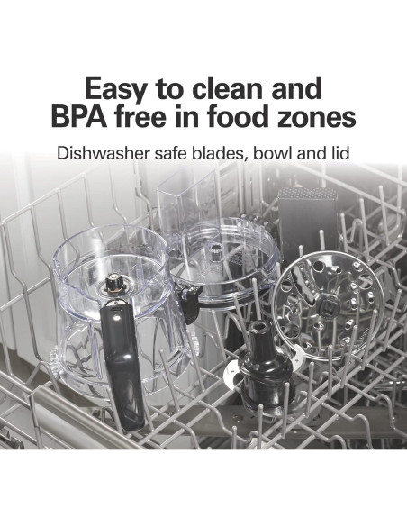 Procesador de Alimentos Hamilton Beach Stack & Snap 4 Tazas 250W
