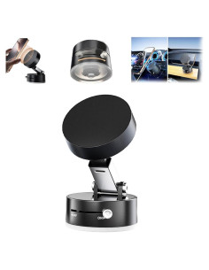 Soporte de Teléfono Magnético Plegable Oudvaker Negro