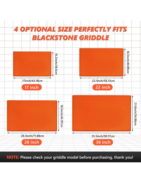 Cubierta de Silicona Rumlick 90x55 cm para Plancha Blackstone Cubierta de Silicona Rumlick 90x55 cm para Plancha Blackstone