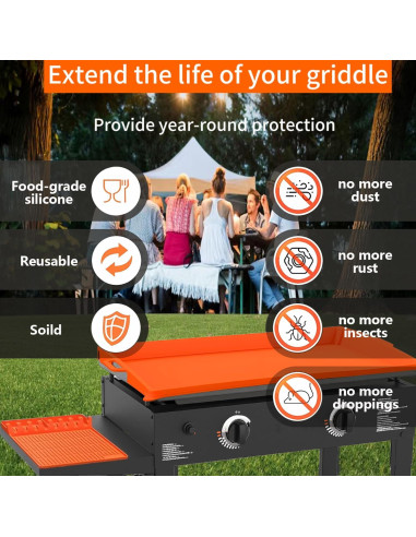 Cubierta de Silicona para Plancha Blackstone 36" con Tapete