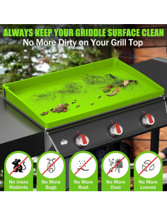 Cubierta de Silicona Verde para Plancha Blackstone 71 cm 2