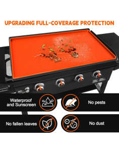 Cubierta de silicona para parrilla Blackstone 91 cm grado alimenticio 2