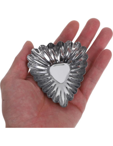 20 Moldes para Tartas de Huevo SHERCHPRY Acero Inoxidable