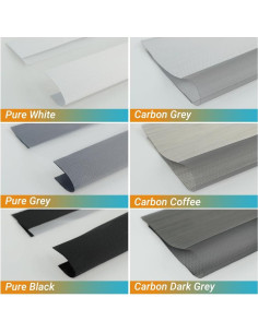 Persiana Zebra Motorizada Blindify 25x17 cm Multicolor 2