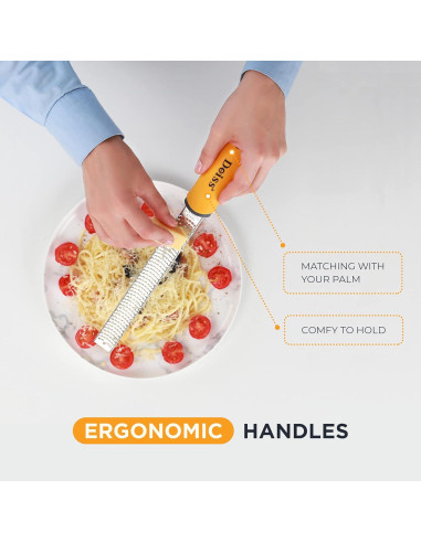 Rallador de Queso y Cítricos Deiss PRO Acero Inoxidable