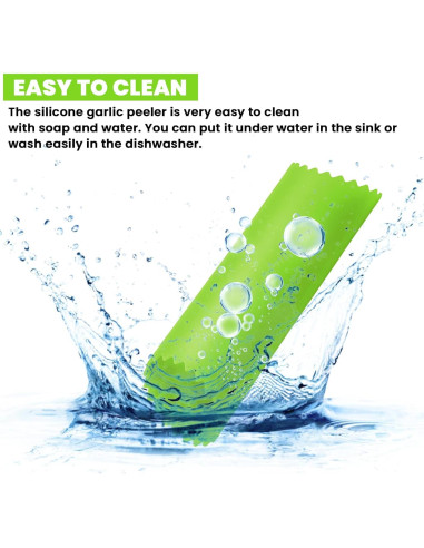 Set 4 Peladores de Ajo Silicona Classicseali Colores