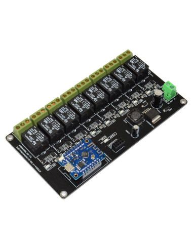 Placa de Relé Electromagnético 8 Canales WiFi TASMOTA ESP8266