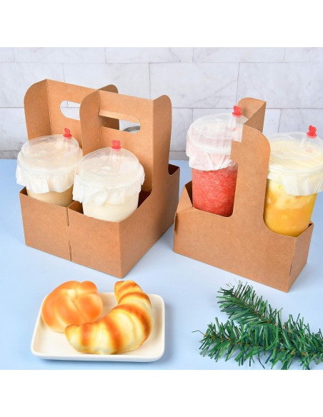 Portavasos desechable 20 unidades Supkiir Kraft 2 tazas