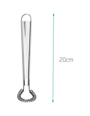 Batidor de Huevos Manual Rosojodg de Acero Inoxidable 32g