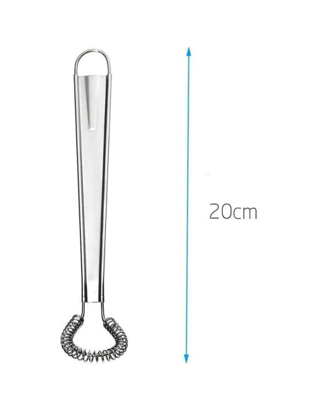 Batidor de Huevos Manual Rosojodg de Acero Inoxidable 32g