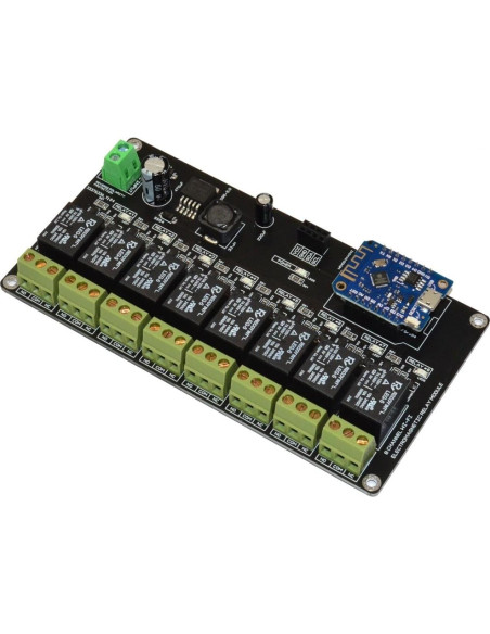 Placa de Relé Electromagnético 8 Canales WiFi TASMOTA ESP8266