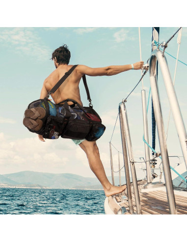 Bolsa de Malla 90L Fitdom para Buceo y Playa