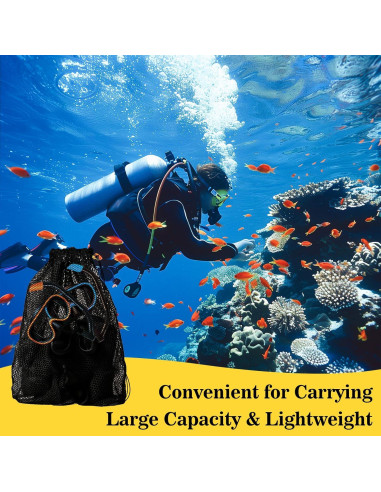 Bolsa de Malla 3PCS RAINFLOW para Buceo y Natación