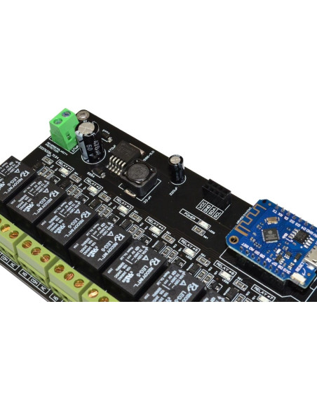 Placa de Relé Electromagnético 8 Canales WiFi TASMOTA ESP8266