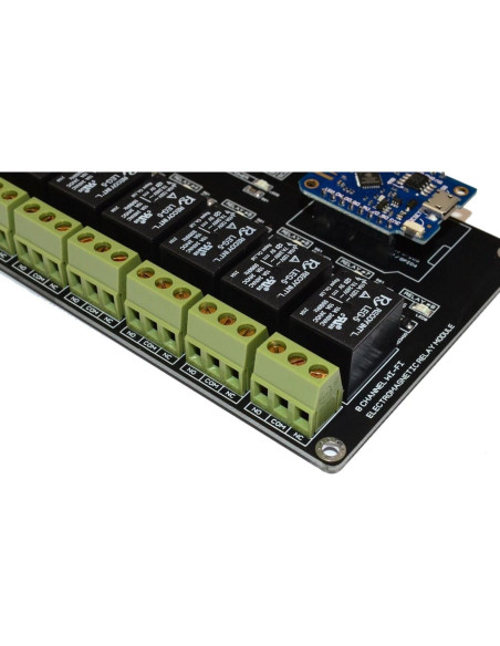 Placa de Relé Electromagnético 8 Canales WiFi TASMOTA ESP8266