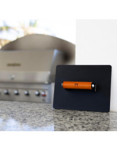 Prensa de Parrilla XL Outset Hierro 20x25 cm Mango Madera 2