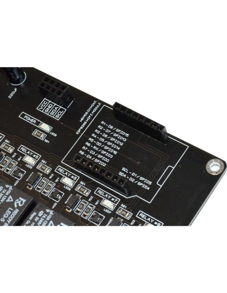 Placa de Relé Electromagnético 8 Canales WiFi TASMOTA ESP8266