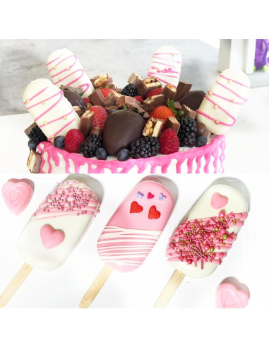 Juego de Moldes de Silicona para Paletas Ouddy Life 3 Piezas