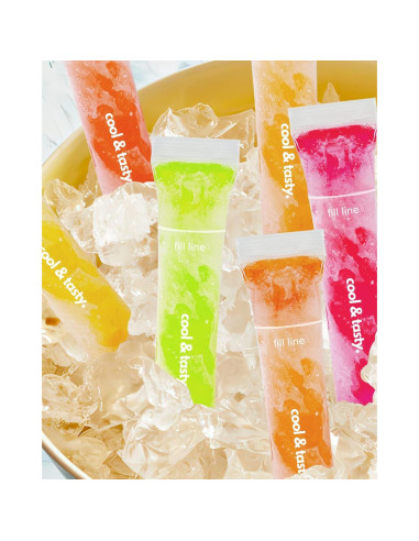 150 Bolsas de Paletas Desechables ANSMIO 20,32x5,08 cm